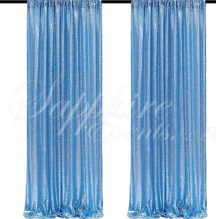 Sequins 2 Panel- Light Blue *Requires 2 color choices
